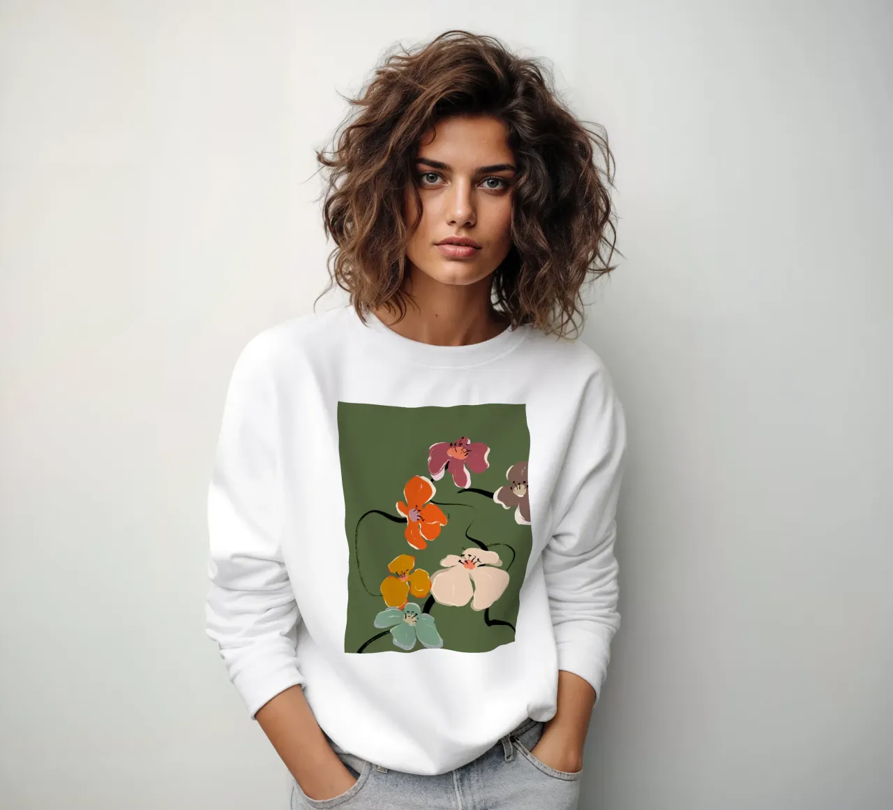 Zen Flowers No 01 felpa da treechild