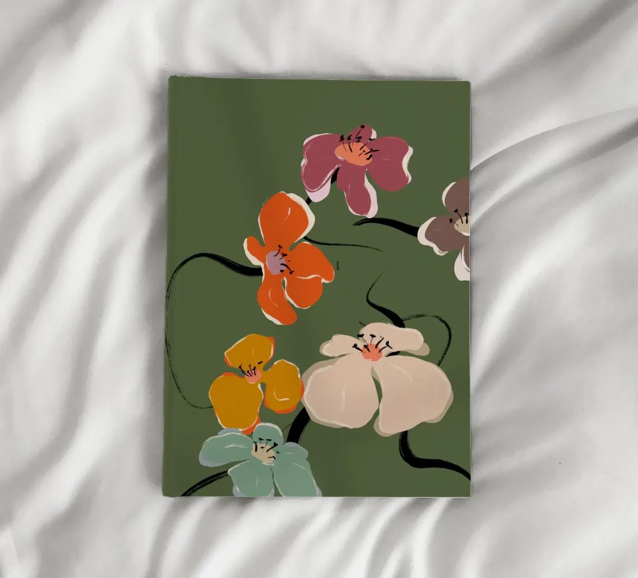 Zen Flowers No 01 notebook by treechild