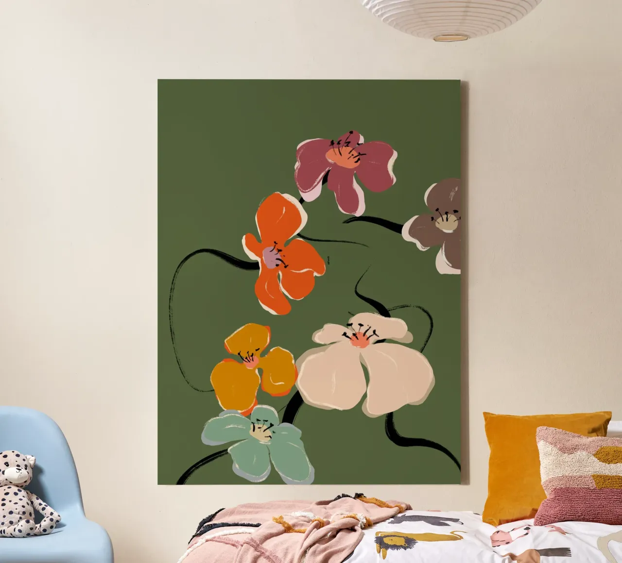 Zen Flowers No 01 canvas by treechild