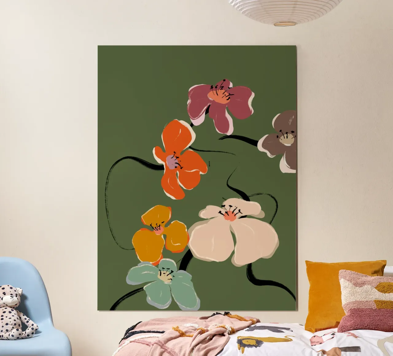 Zen Flowers No 01 poster by treechild
