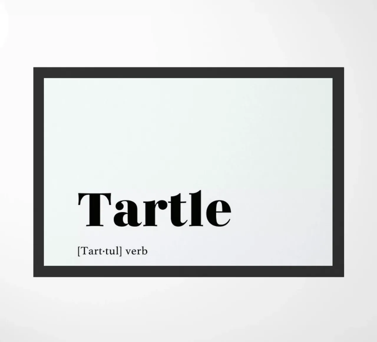 Tartle doormat by daylight design studio