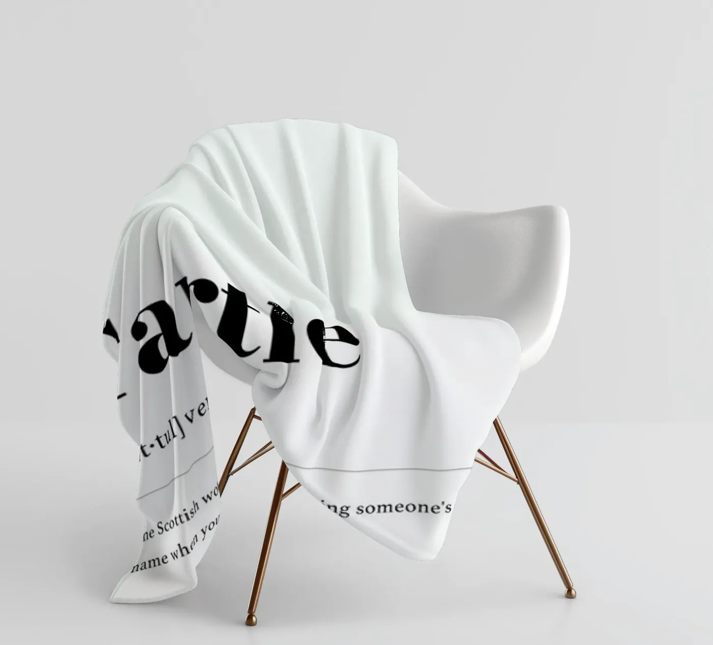Tartle Fleecedecke von daylight design studio