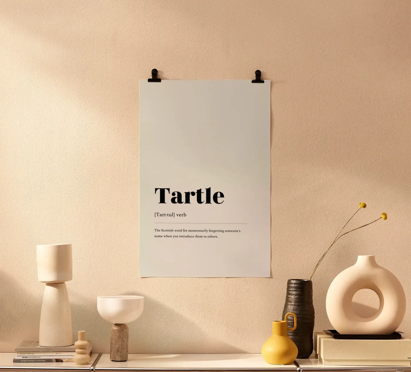 Tartle poster by daylight design studio