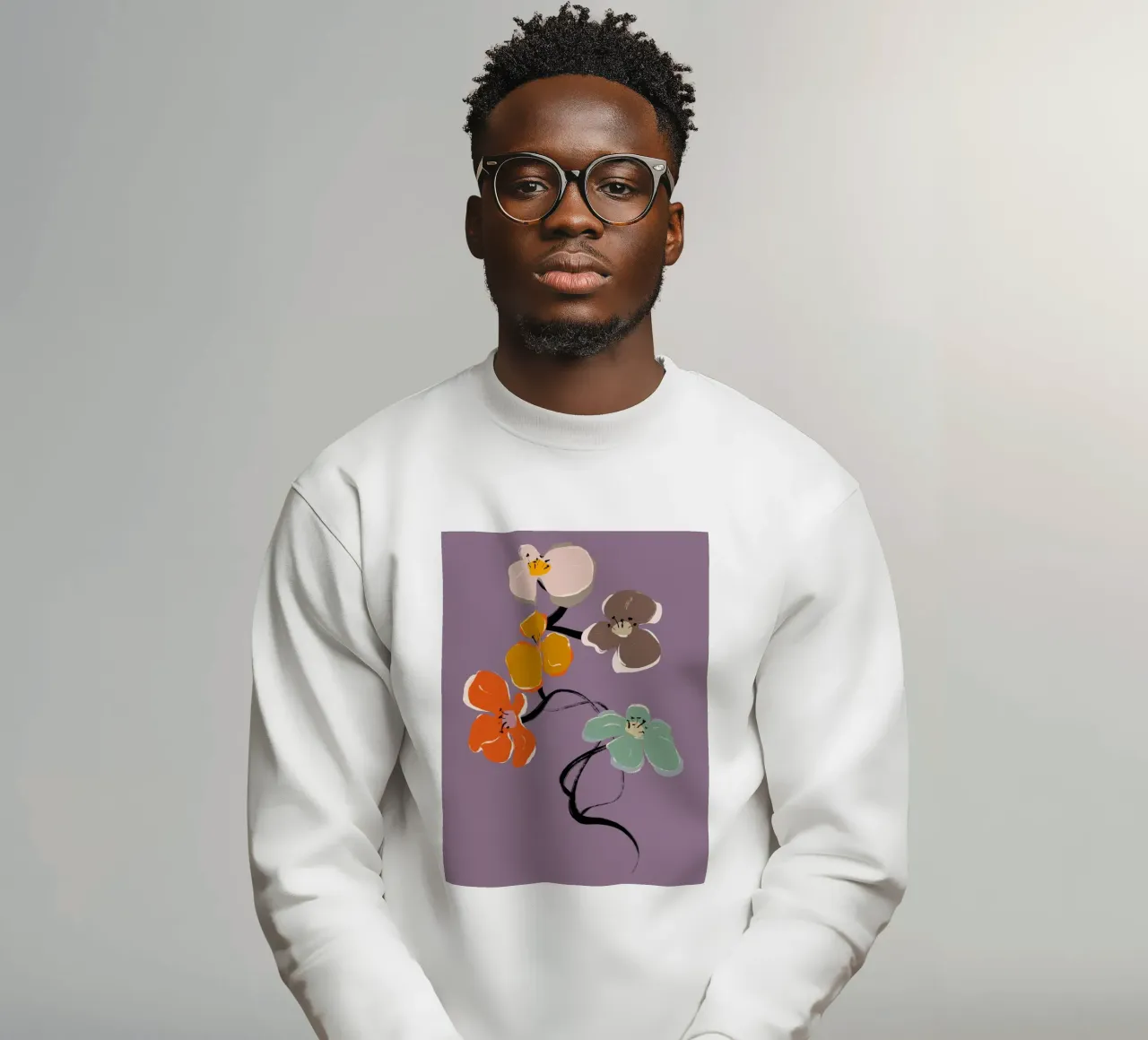 Zen Bloom No 02 felpa da treechild