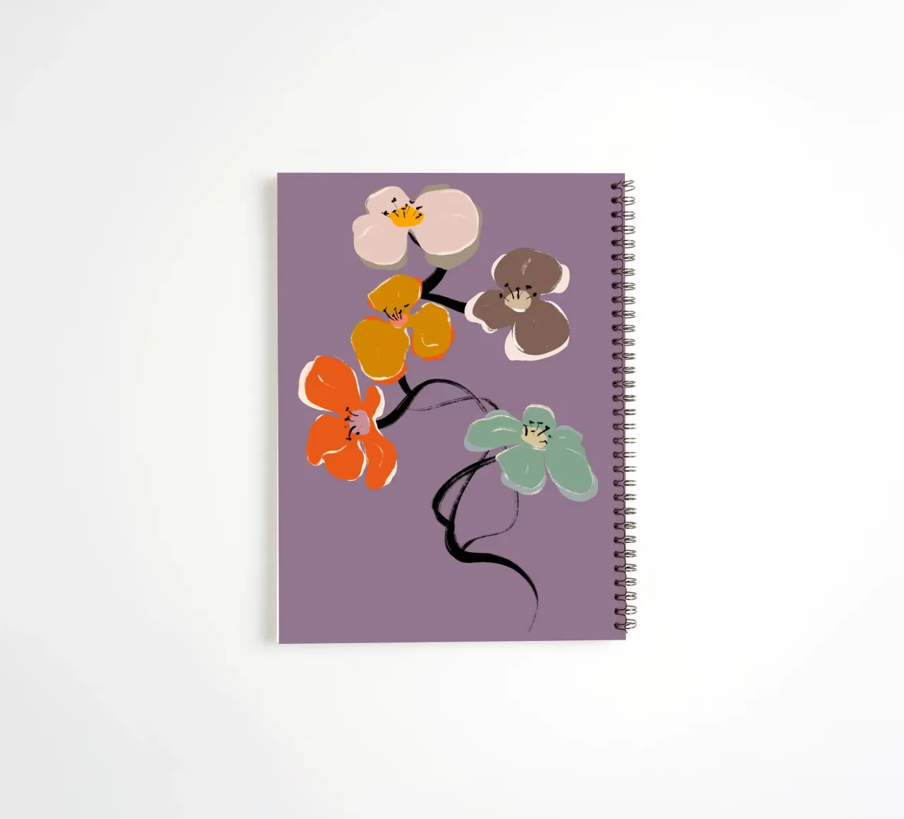 Zen Bloom No 02 spiral notebook by treechild