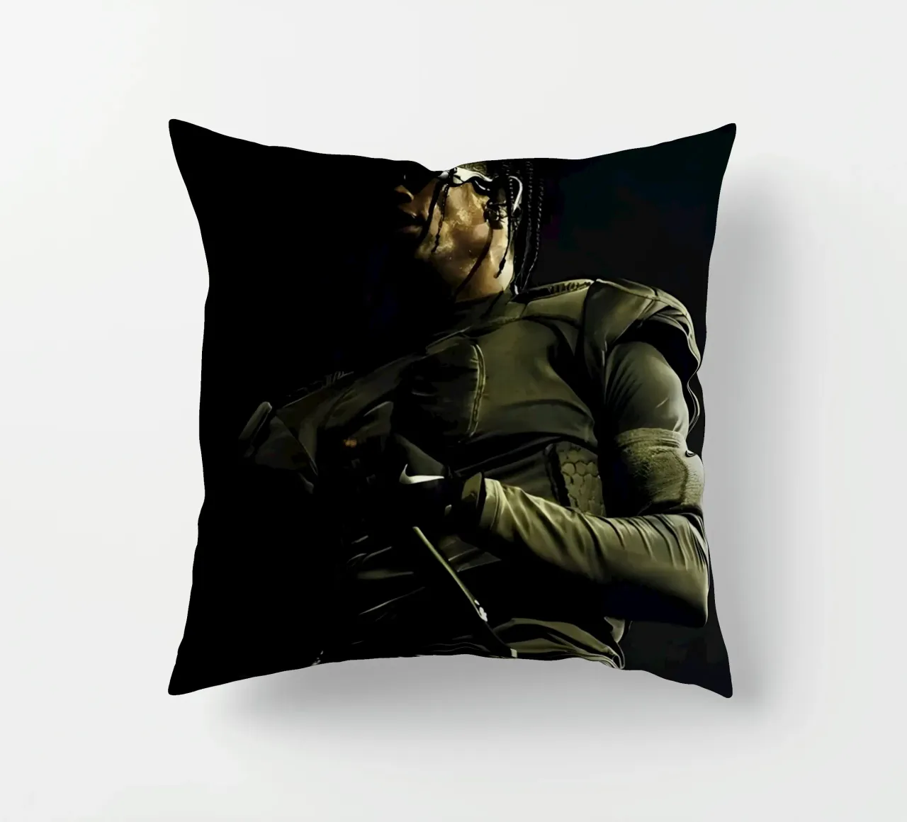T. Scott cuscino da Low poly art
