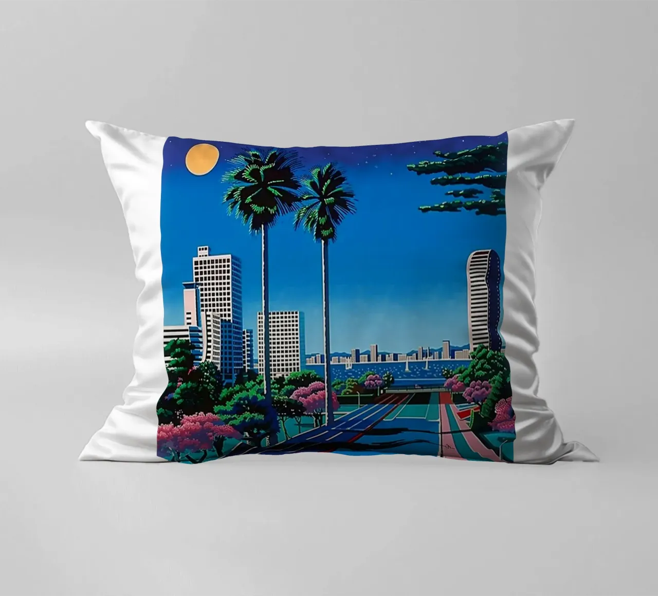 Città ed edifici - Hiroshi Nagai cuscino da Perdana shop