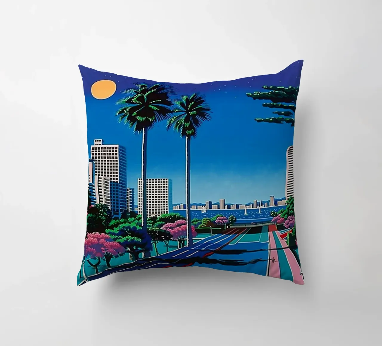 Città ed edifici - Hiroshi Nagai cuscino da Perdana shop