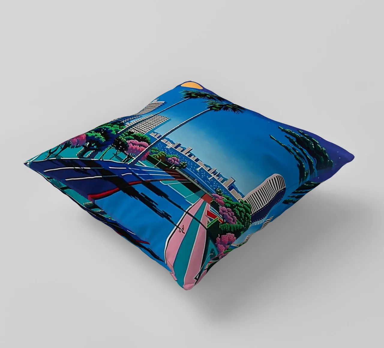 Città ed edifici - Hiroshi Nagai cuscino da Perdana shop