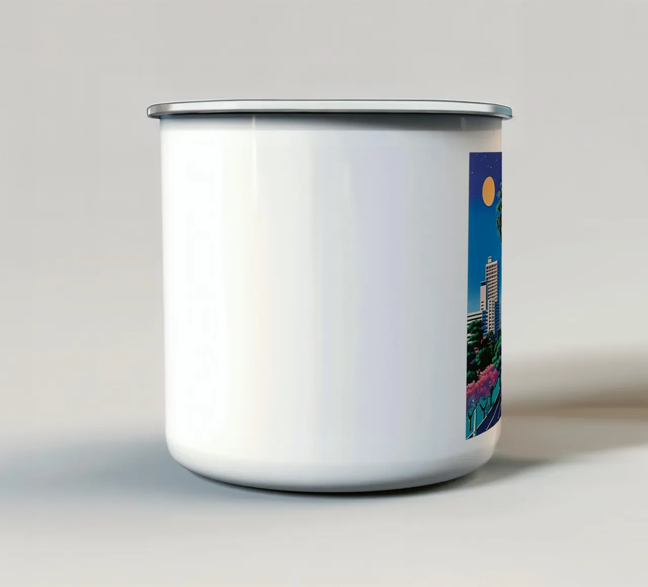 Città ed edifici - Hiroshi Nagai tazza in smalto da Perdana shop