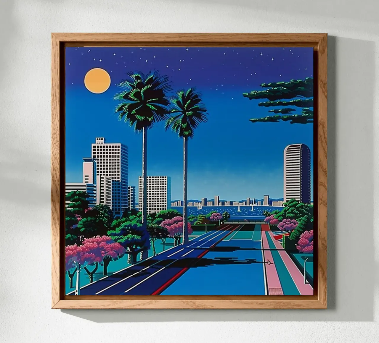 Città ed edifici - Hiroshi Nagai alluminio dibond da Perdana shop