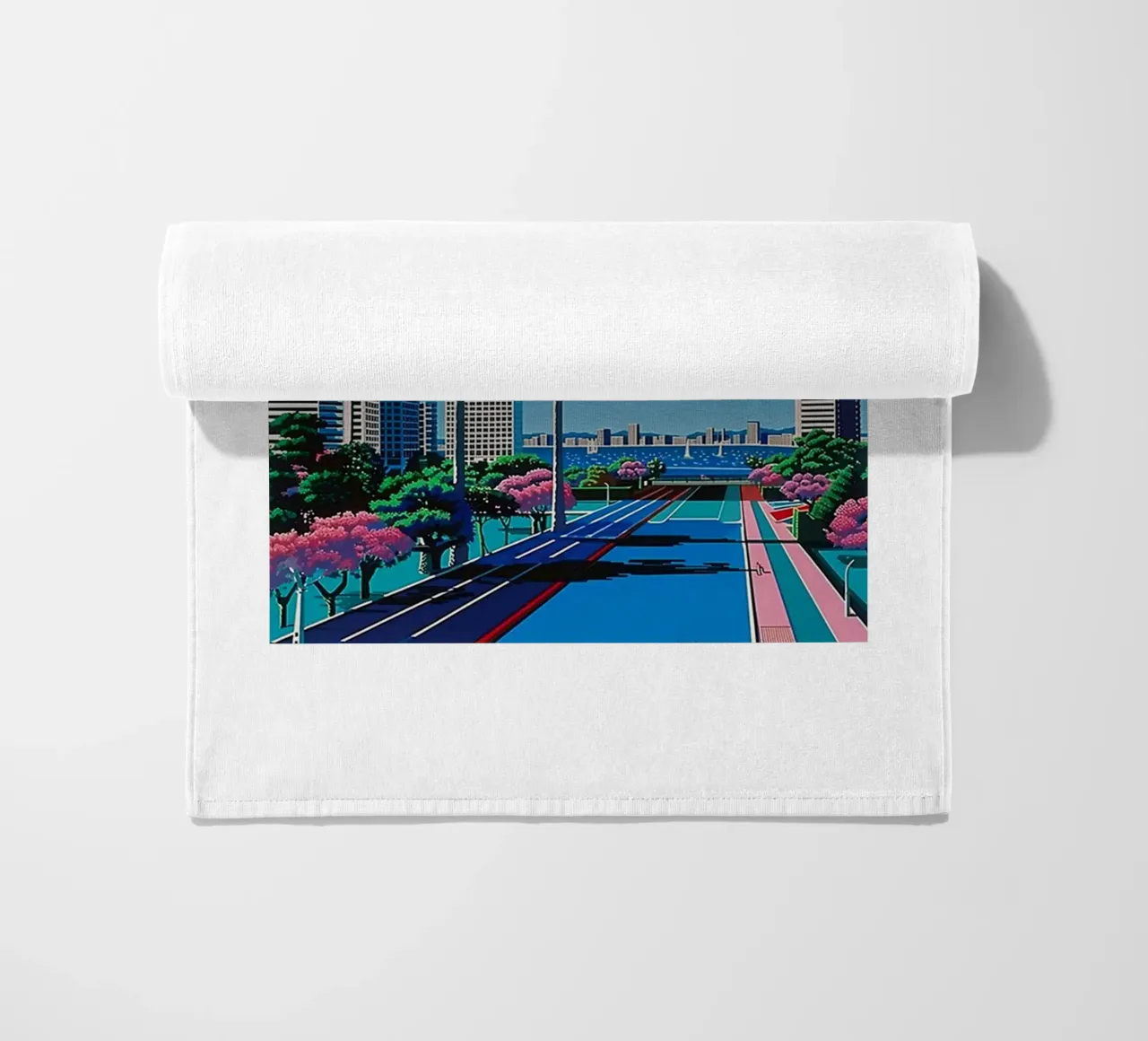 Città ed edifici - Hiroshi Nagai telo mare da Perdana shop