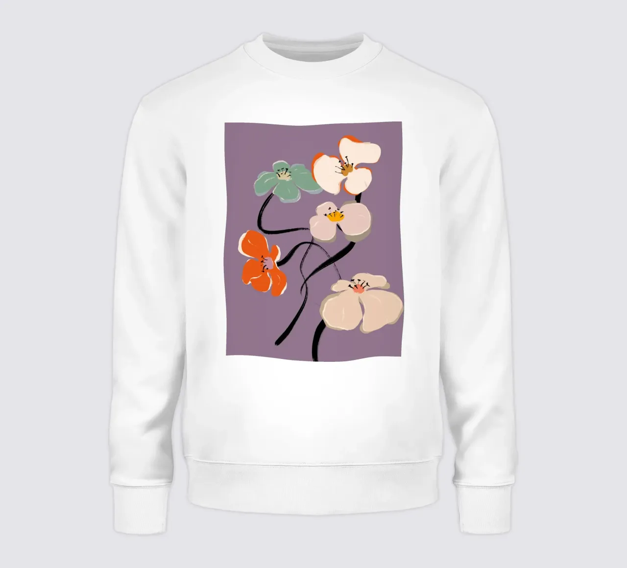 Zen Flowers No 04 felpa da treechild