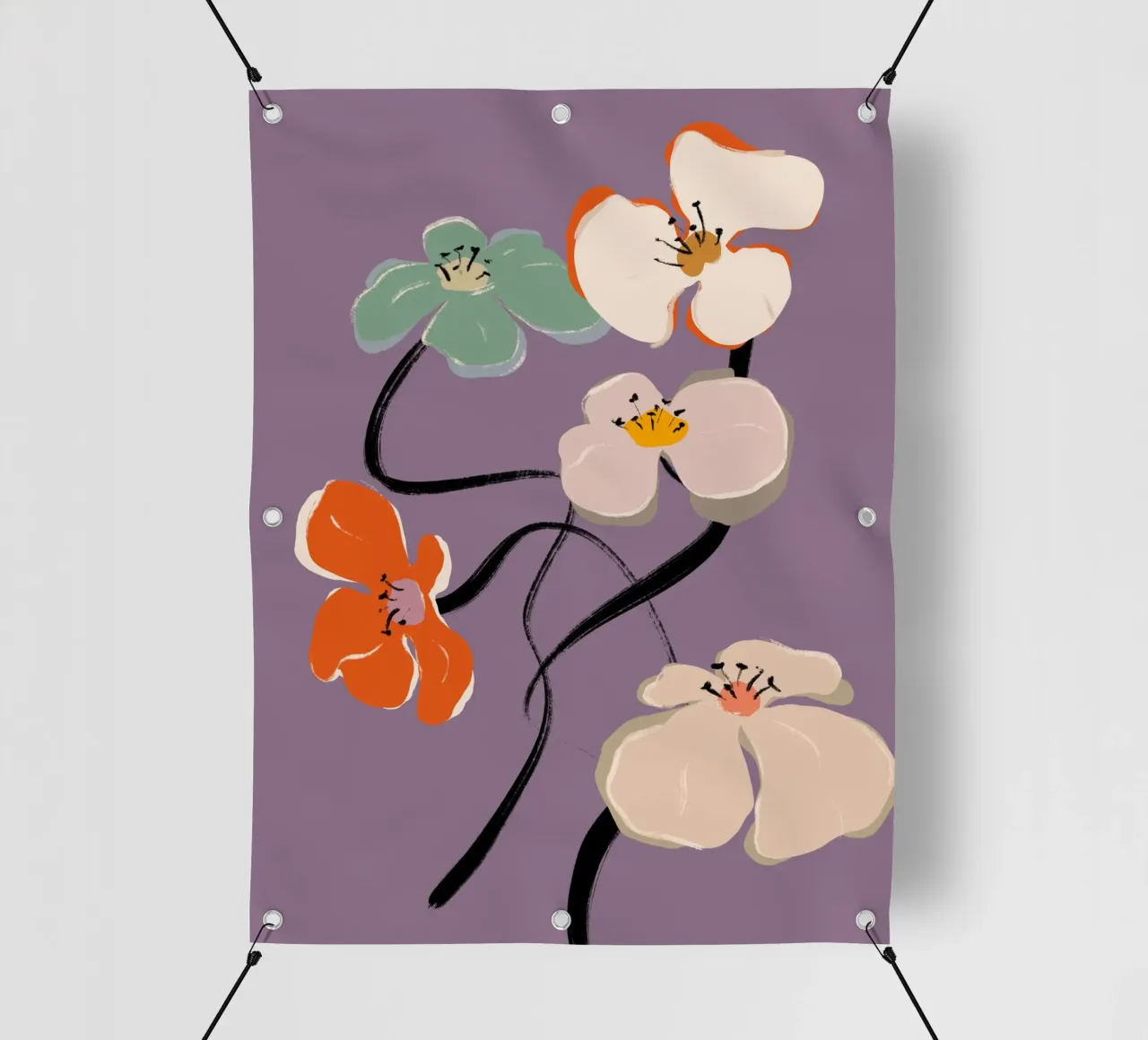 Zen Flowers No 04 telo in pvc da treechild