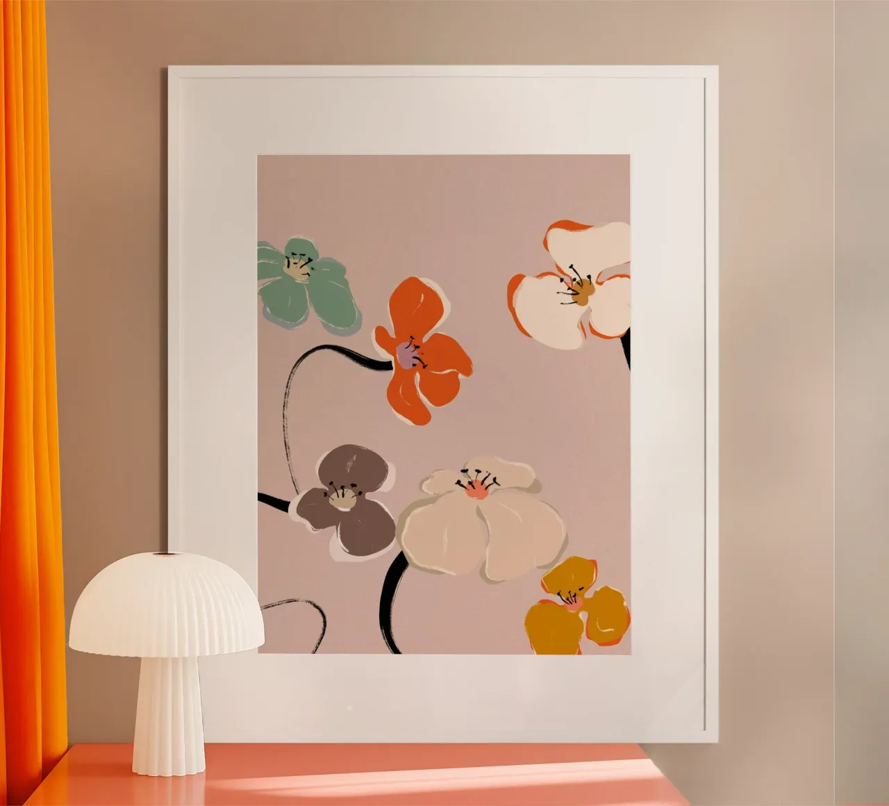Zen Flowers No 05 carta hahnemühle da treechild