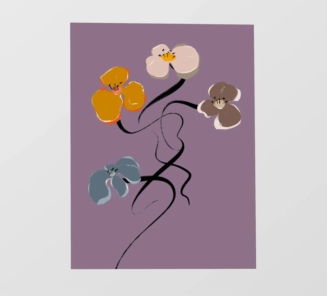 Zen Flowers No 7 telo in pvc da treechild