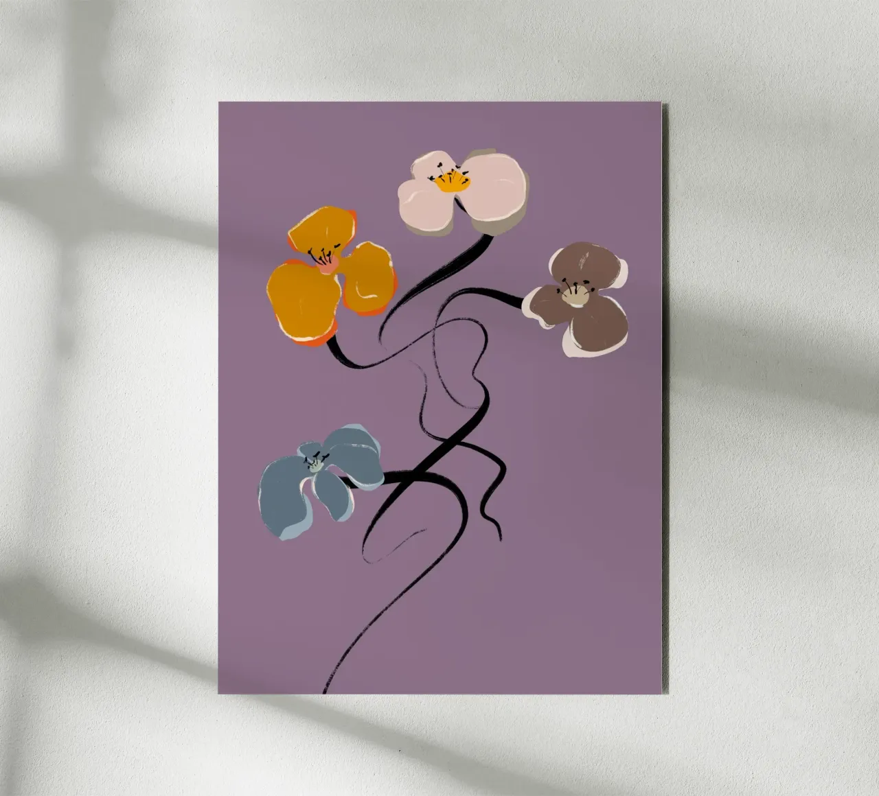 Zen Flowers No 7 alluminio dibond da treechild