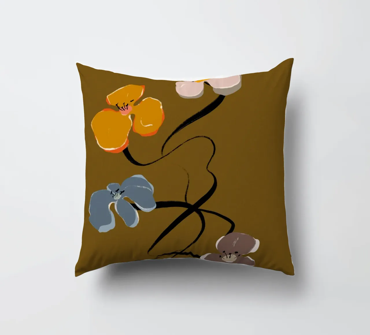 Zen Flowers No 08 cuscino da treechild