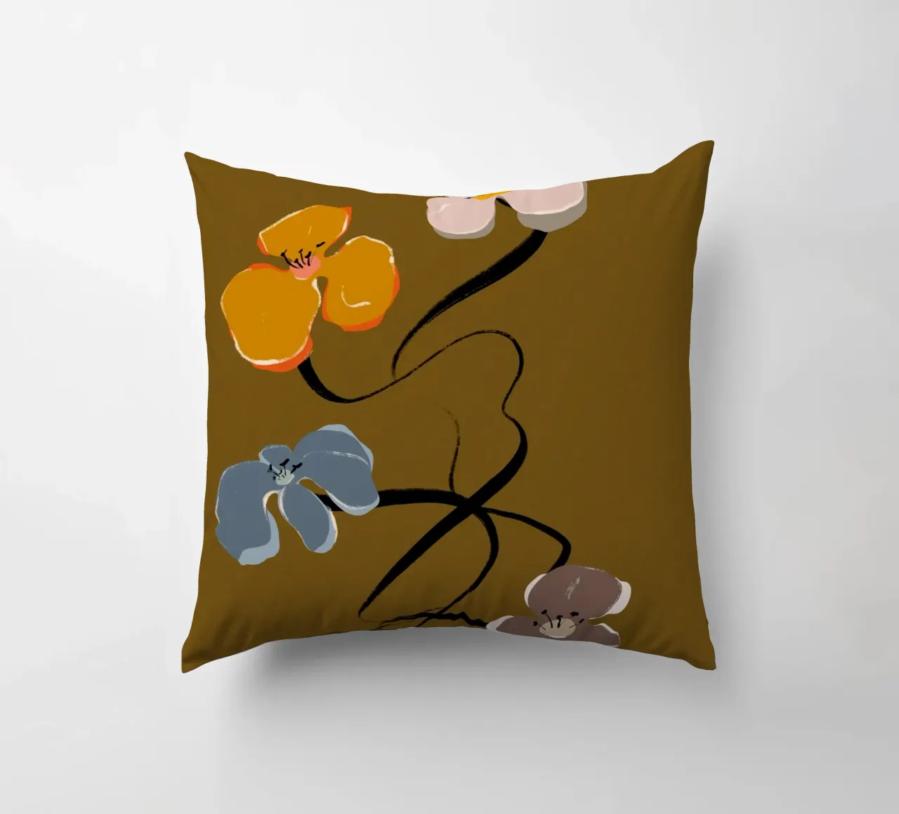 Zen Flowers No 08 cuscino da treechild