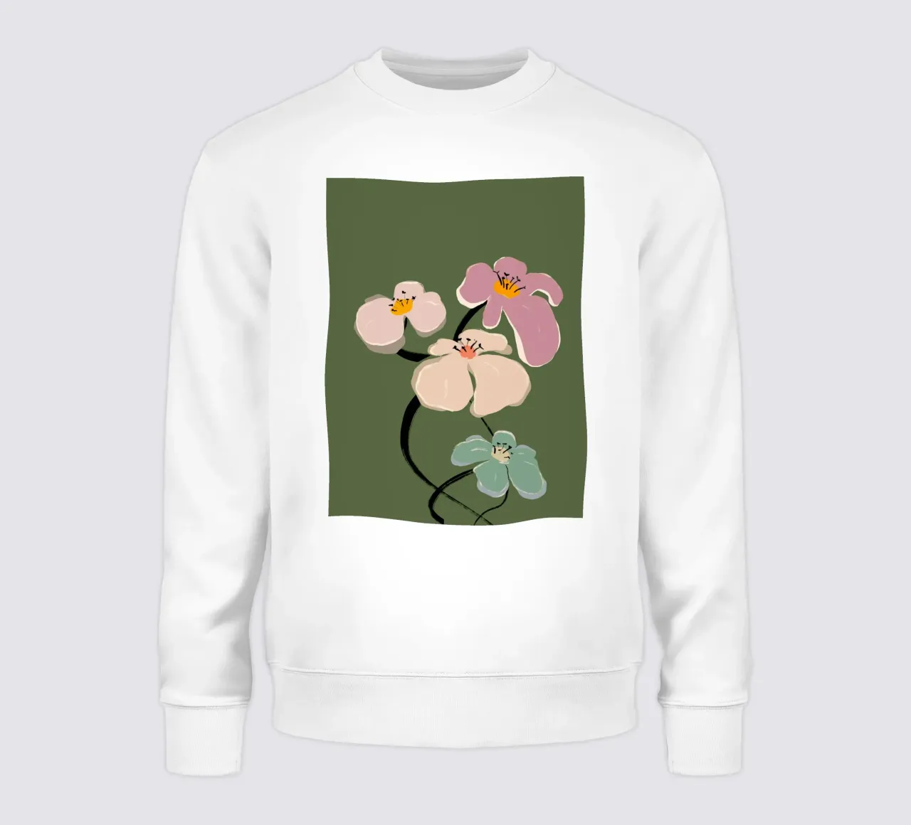 Zen Flowers No 10 felpa da treechild