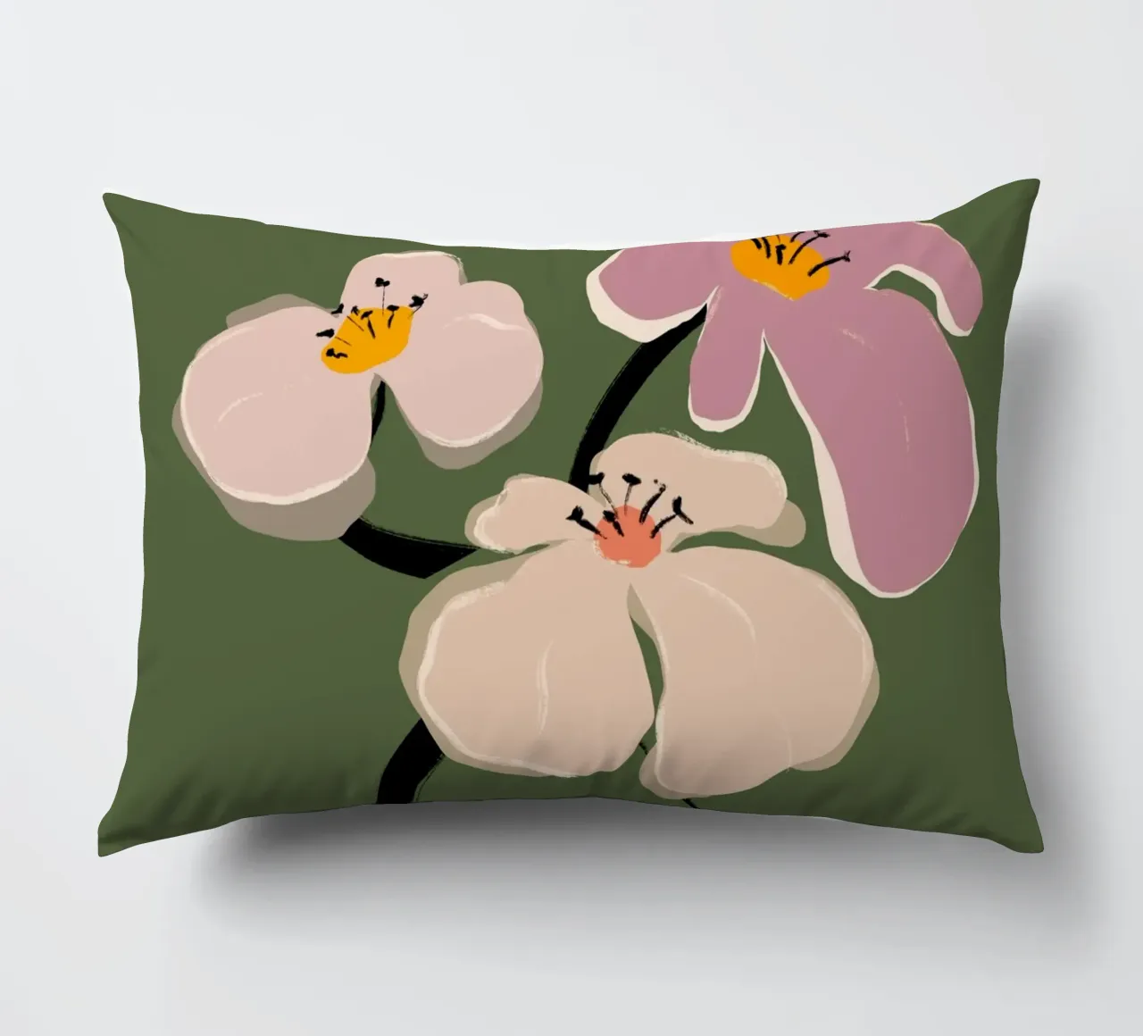 Zen Flowers No 10 cuscino da treechild