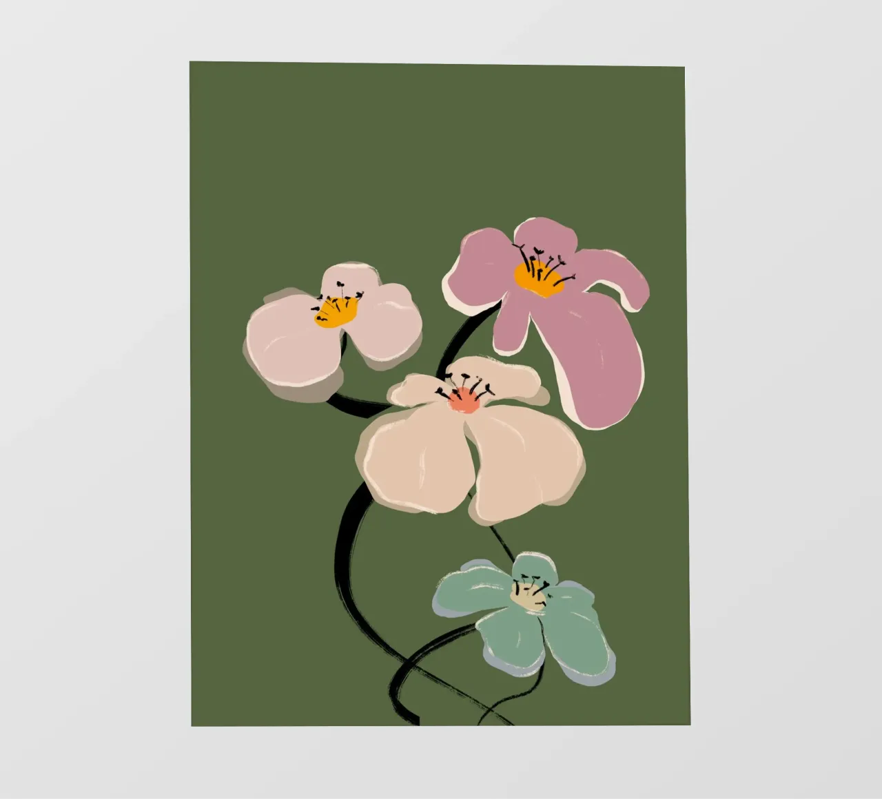 Zen Flowers No 10 pellicola backlit da treechild