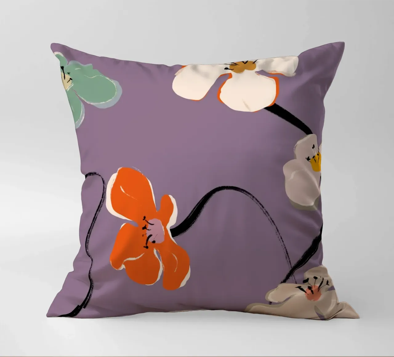 Zen Flowers No 11 cuscino da treechild