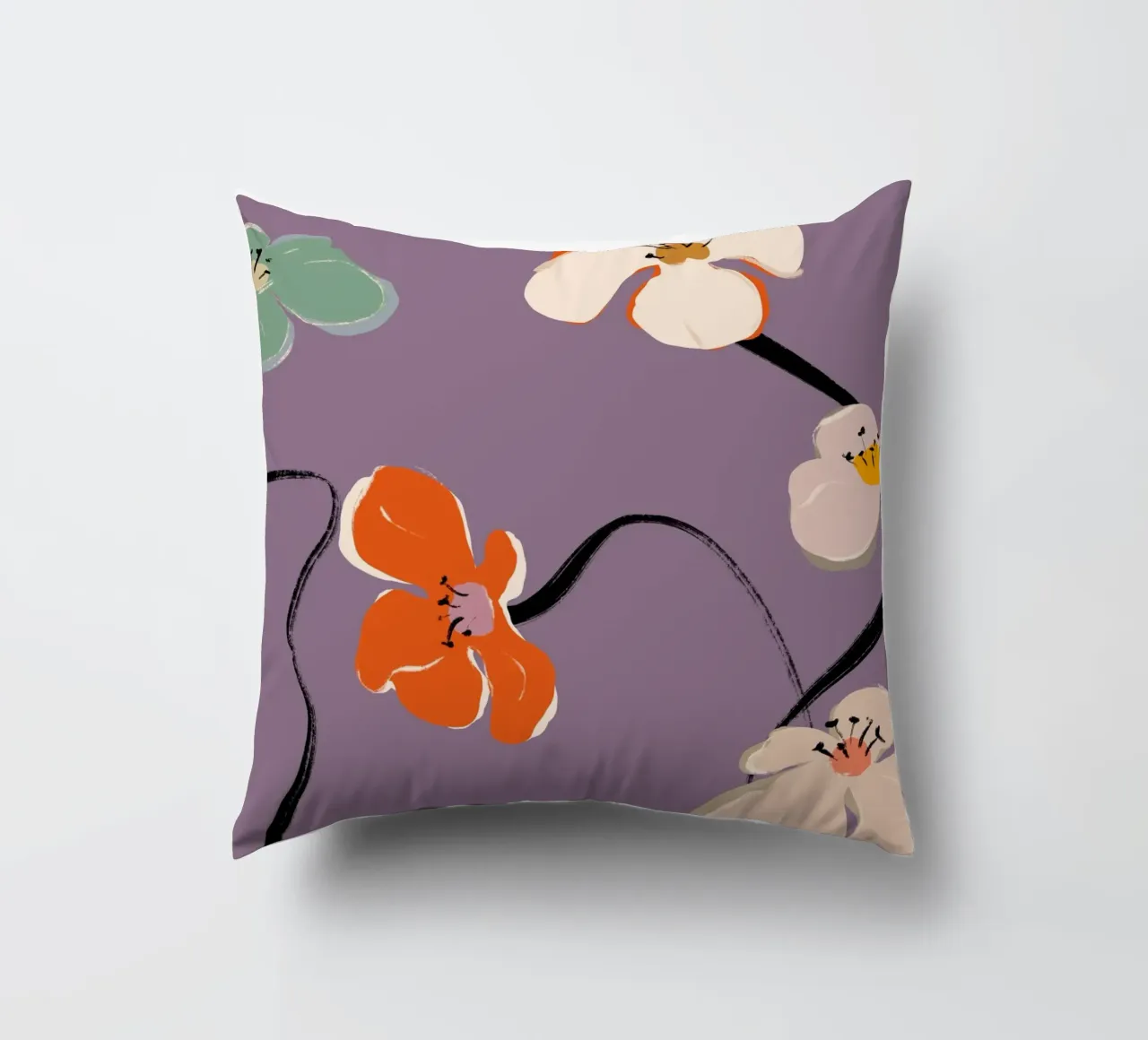 Zen Flowers No 11 cuscino da treechild