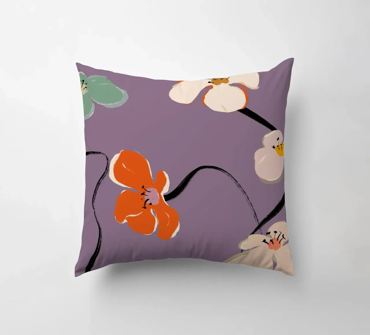 Zen Flowers No 11 cuscino da treechild