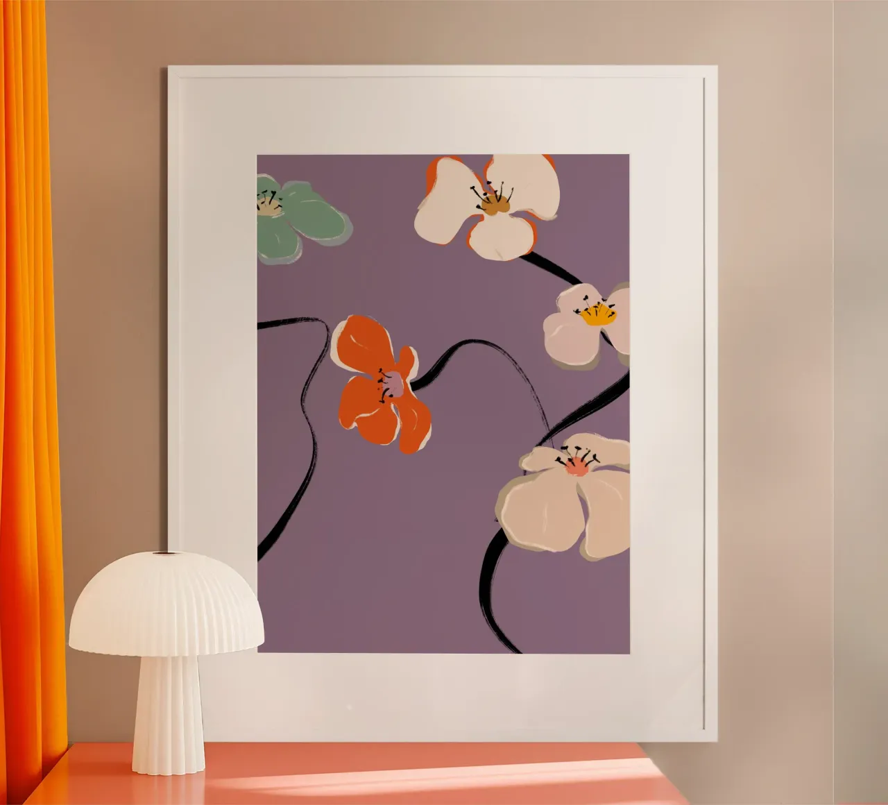 Zen Flowers No 11 carta hahnemühle da treechild