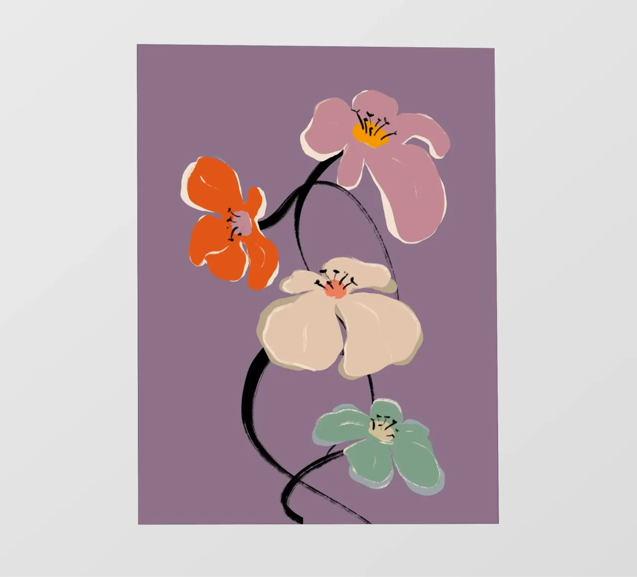 Zen Flowers No 14 pellicola backlit da treechild