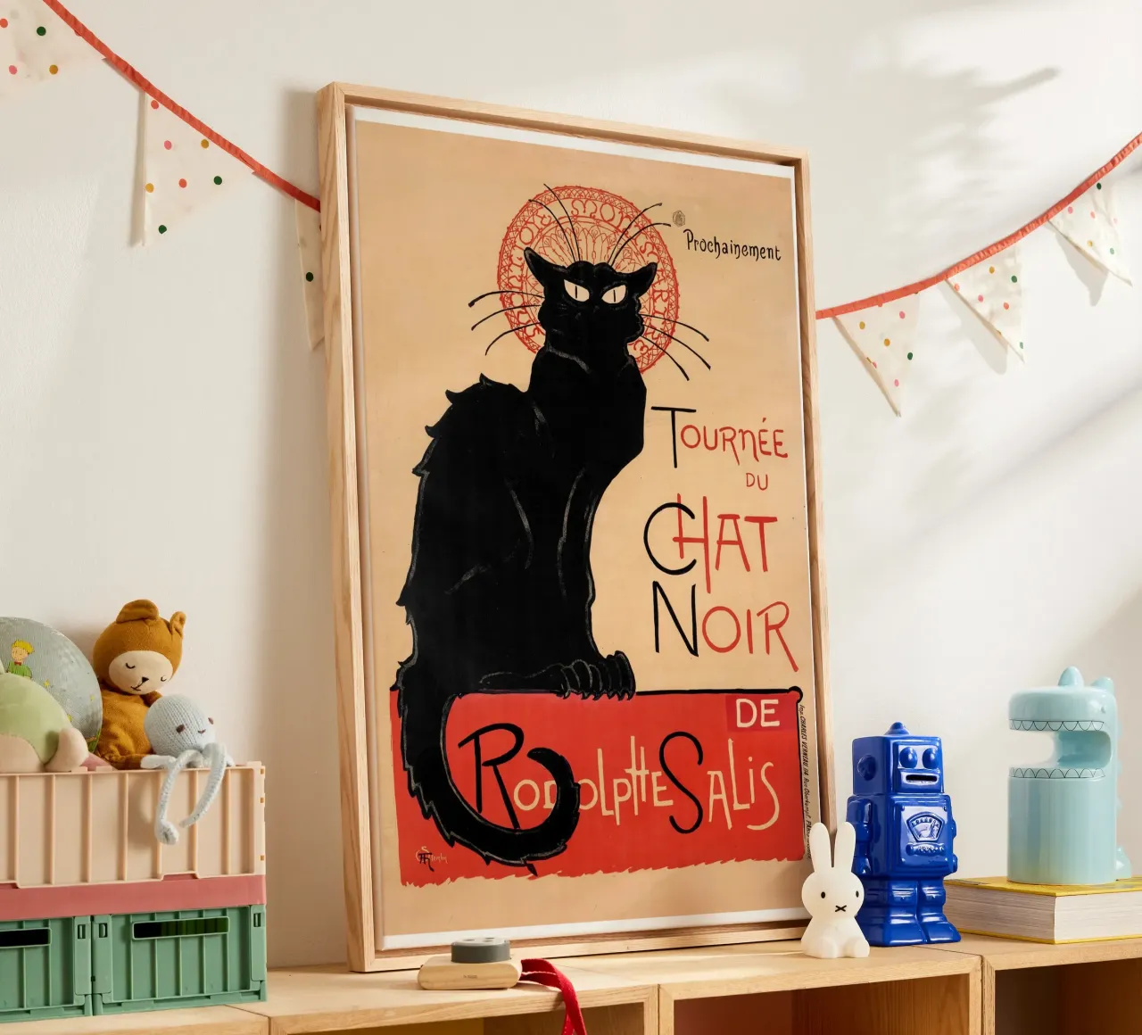 Steinlein - Tournee du Chat Noir tela con Cornice a cassetta da Old Masters