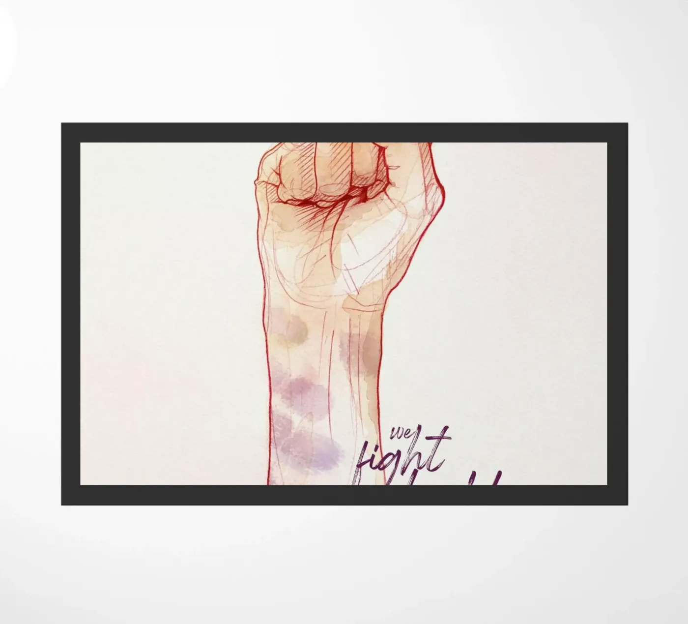 Fight Back deurmat van Ina Stanimirova