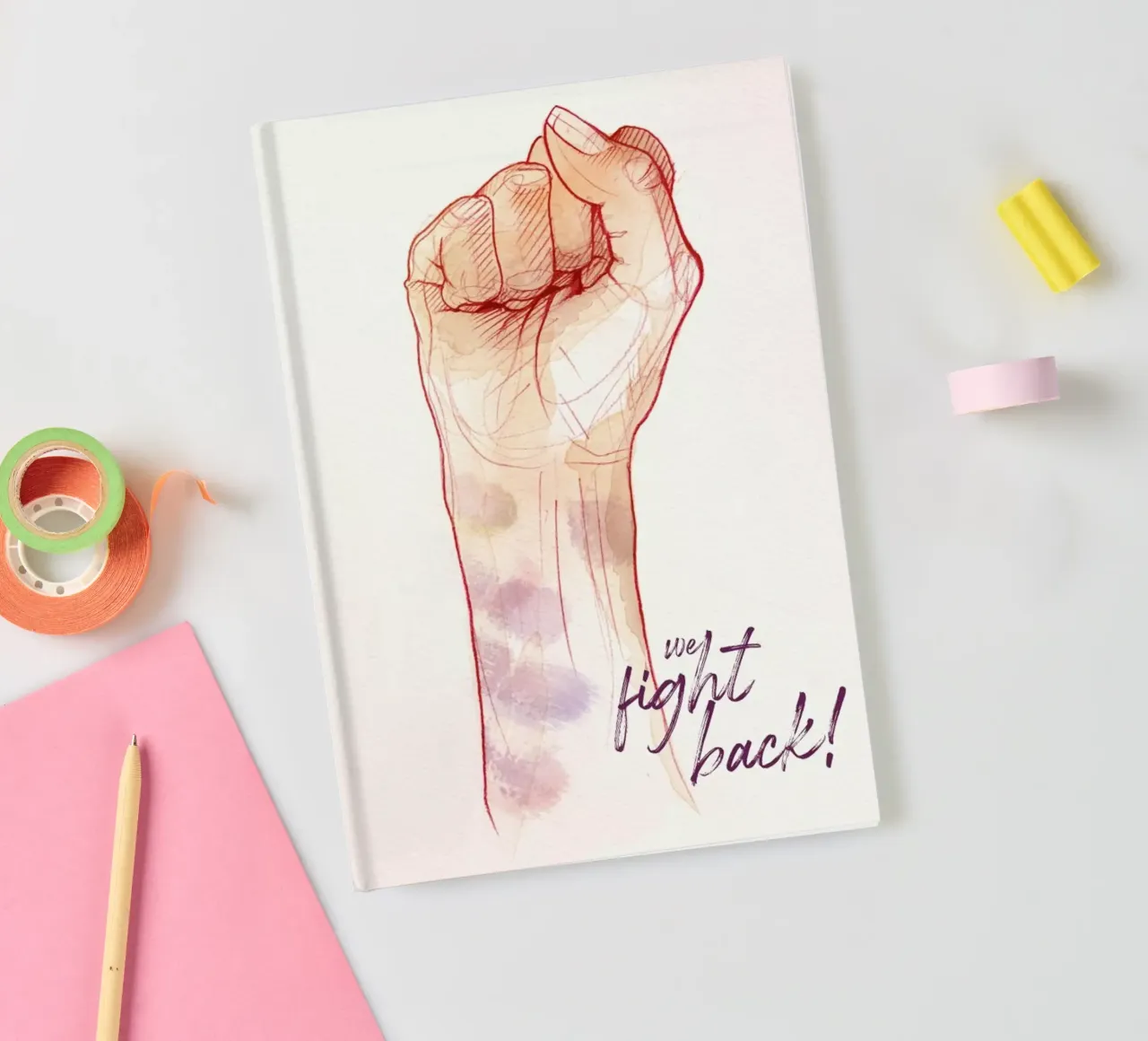 Fight Back notebook by Ina Stanimirova