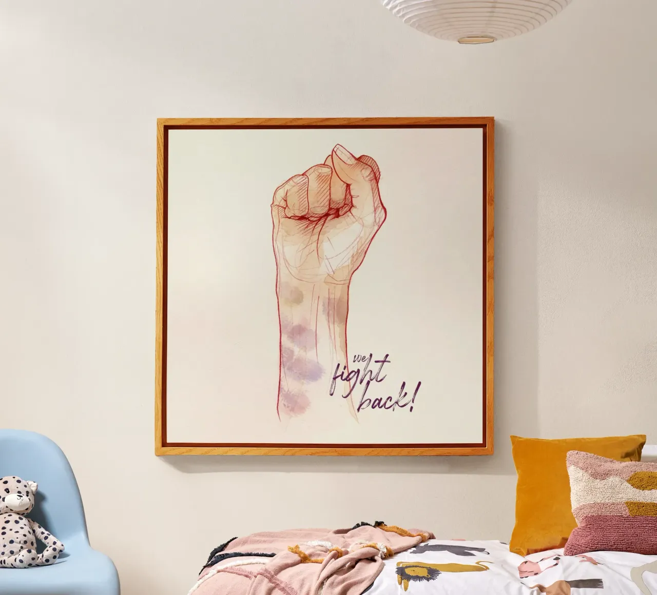 Fight Back plexiglass da Ina Stanimirova