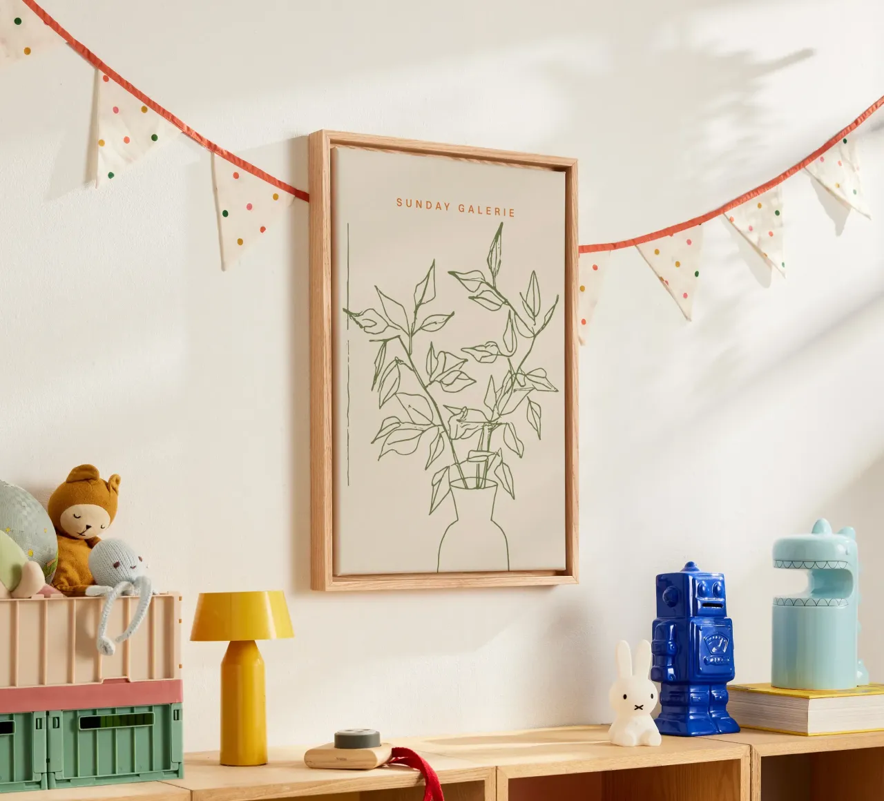Sunday Galerie No 04 tela con Cornice a cassetta da treechild