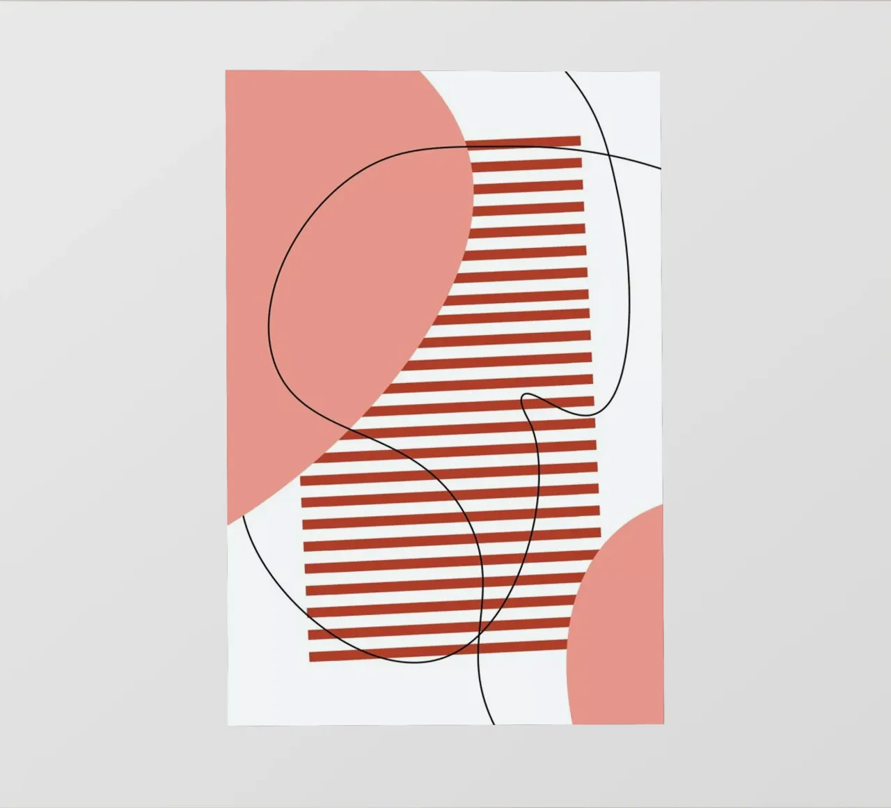 Graphic Shapes I telo in pvc da Linda Gobeta
