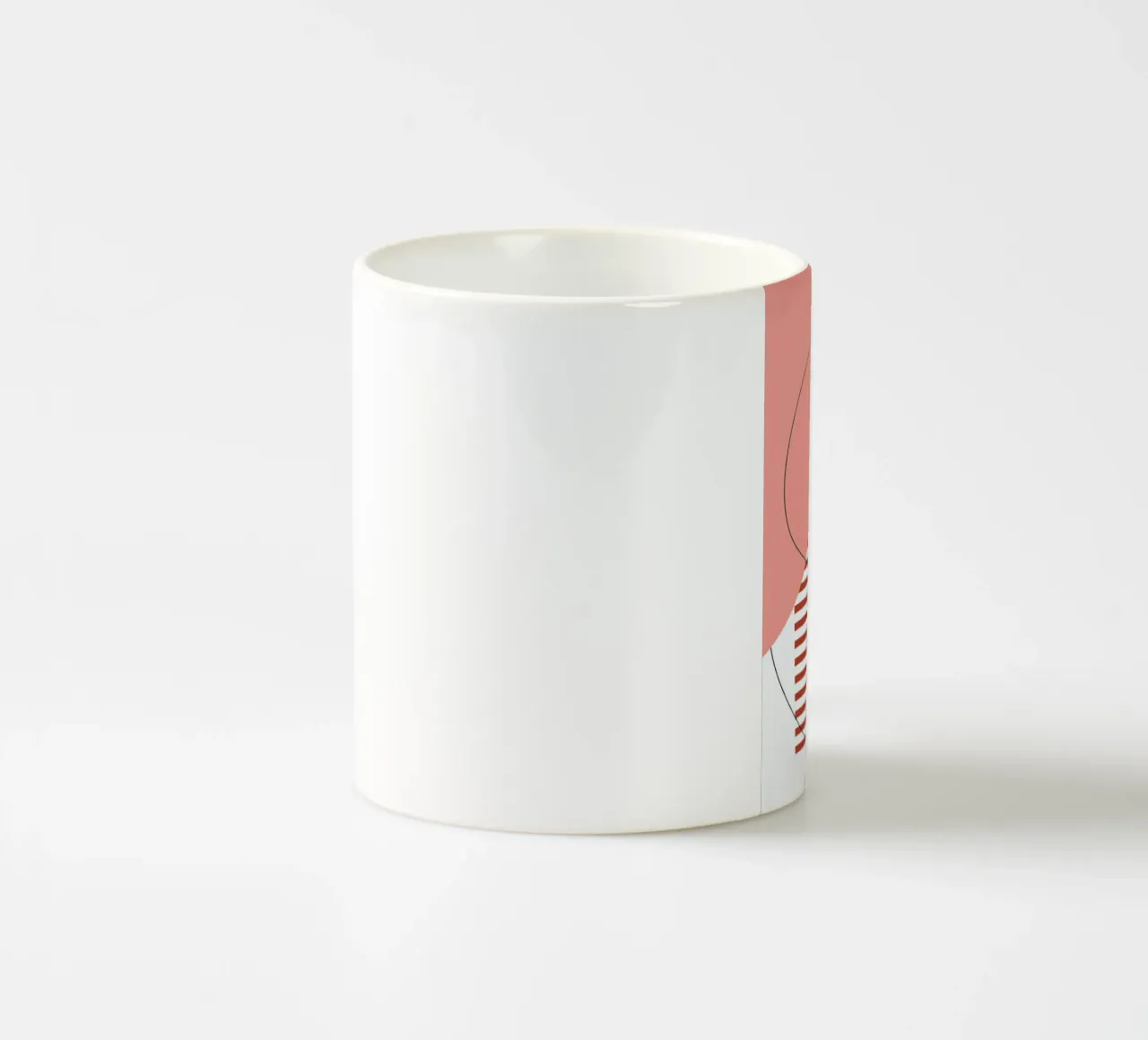 Graphic Shapes I tazza in ceramica da Linda Gobeta
