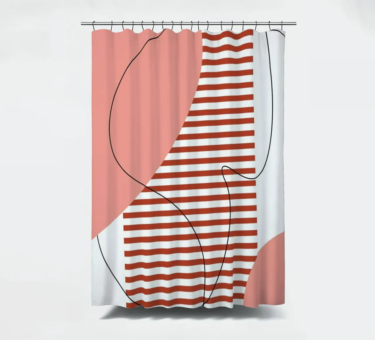 Graphic Shapes I tenda da doccia da Linda Gobeta