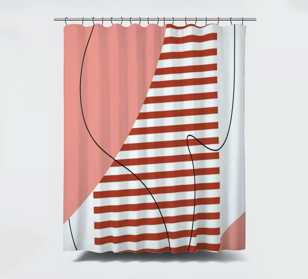 Graphic Shapes I tenda da doccia da Linda Gobeta