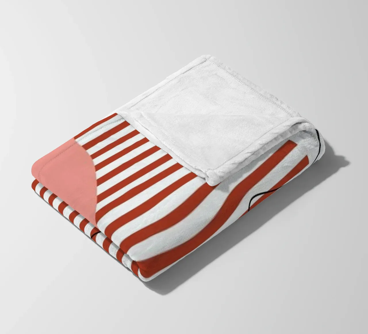 Graphic Shapes I coperta in pile da Linda Gobeta