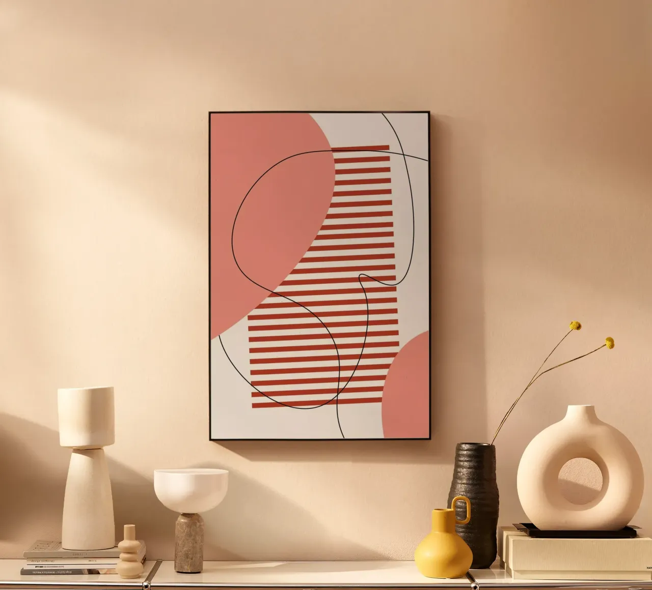 Graphic Shapes I alluminio dibond da Linda Gobeta