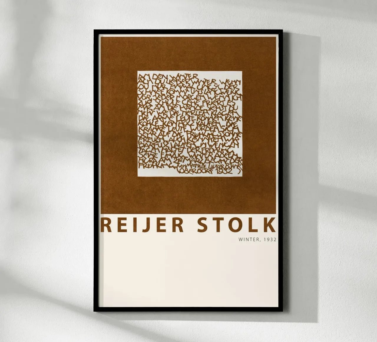 Reijer Stolk - Inverno poster con telaio in legno da Old Masters