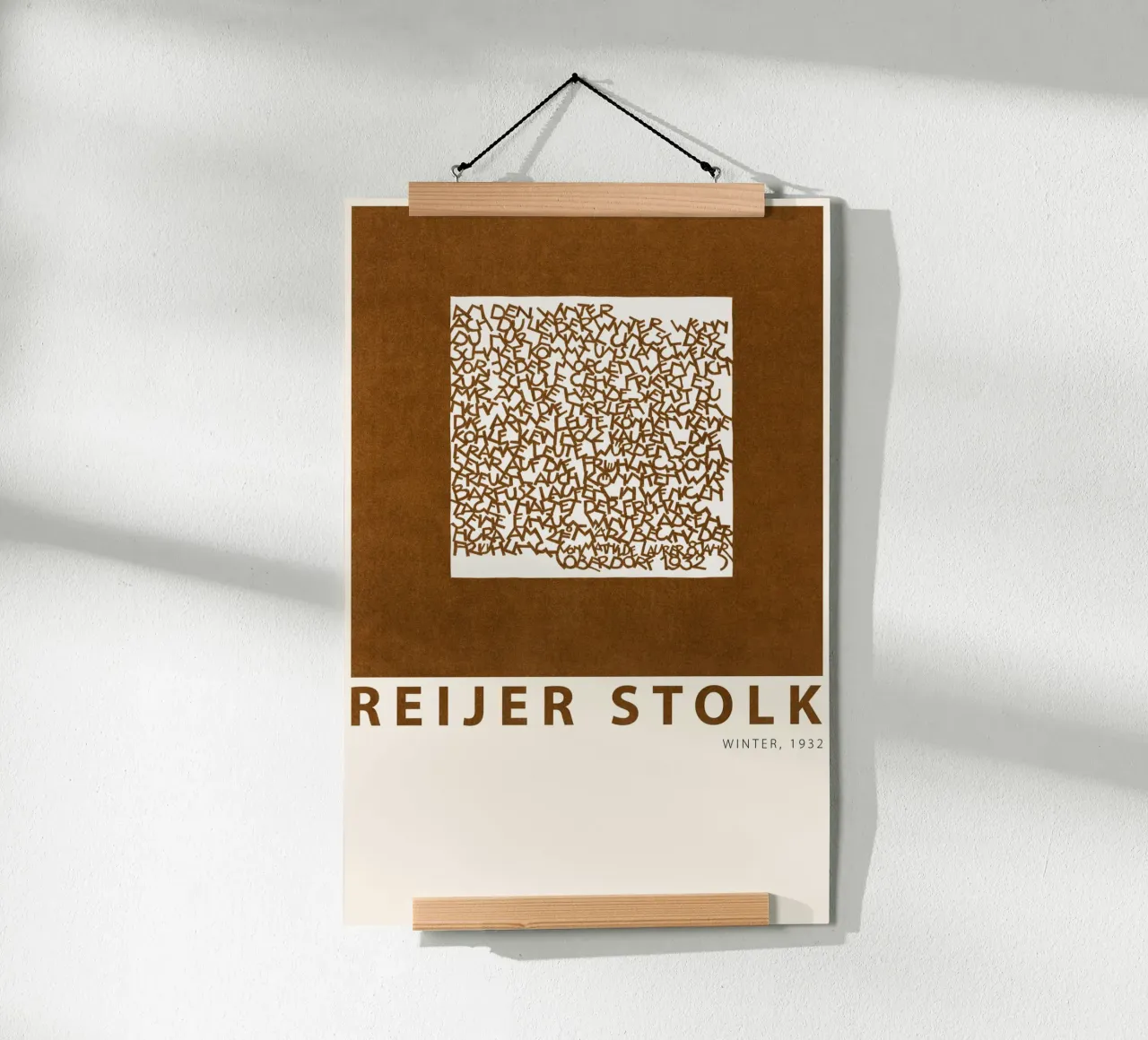 Reijer Stolk - Inverno poster con telaio in legno da Old Masters