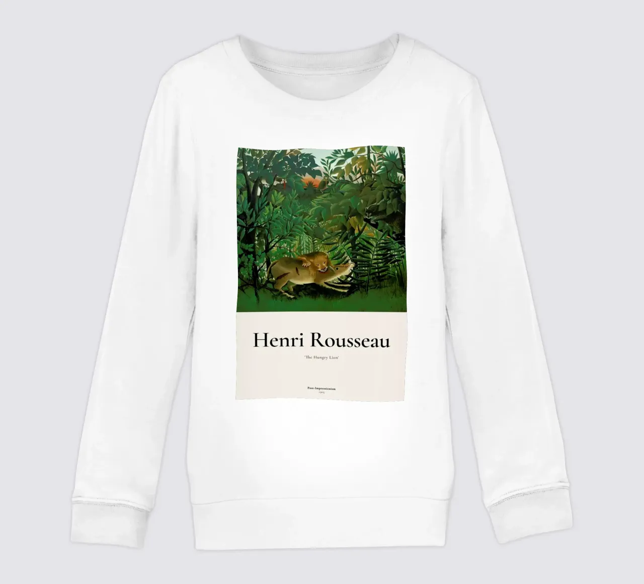 Rousseau - The Hungry Lion felpa bambino da ARTOTHEK