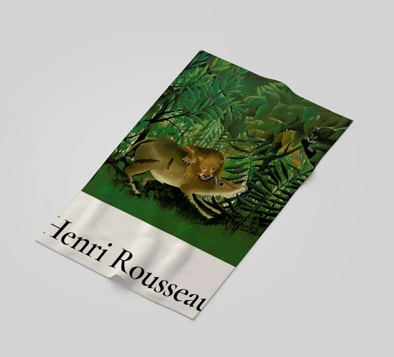 Rousseau - The Hungry Lion telo mare da ARTOTHEK