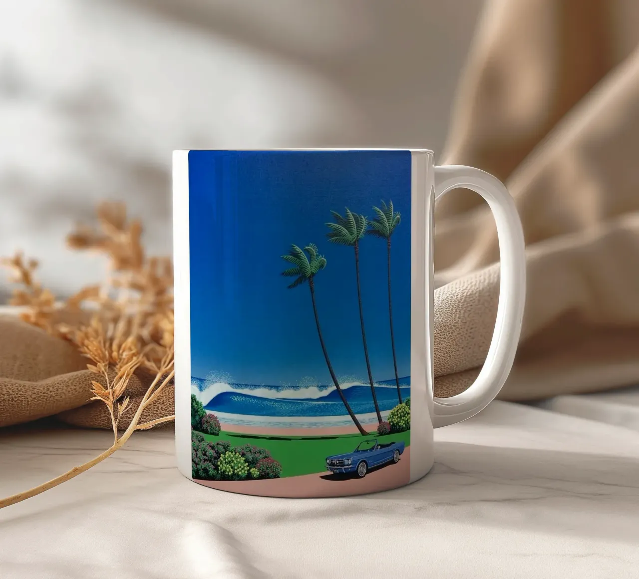 Auto blu Hiroshi tazza in ceramica da Perdana shop