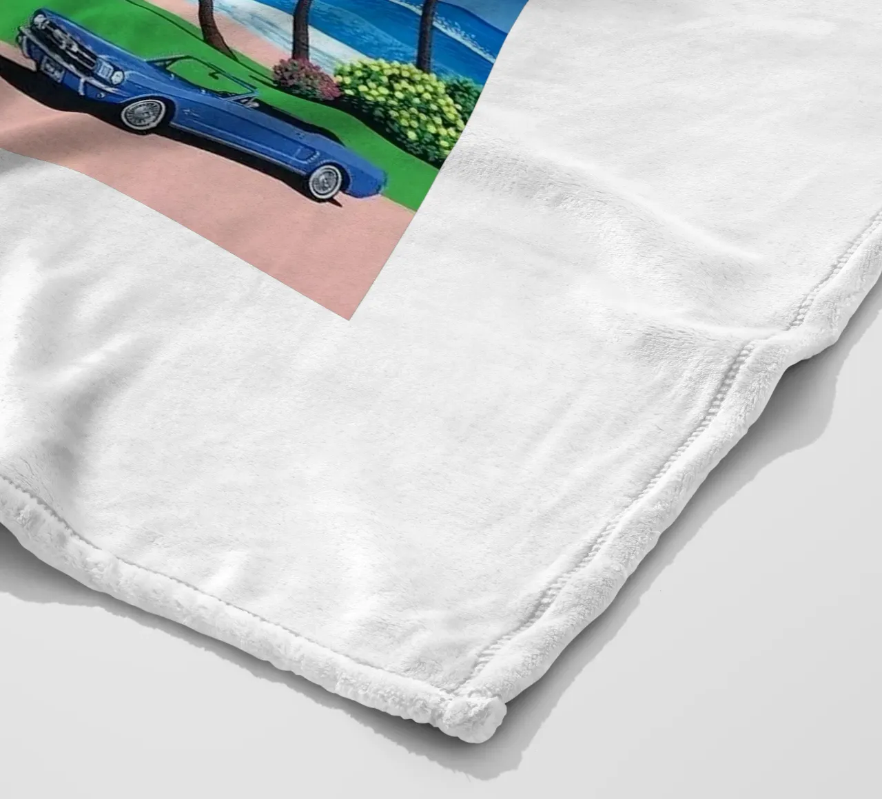 Auto blu Hiroshi coperta in pile da Perdana shop