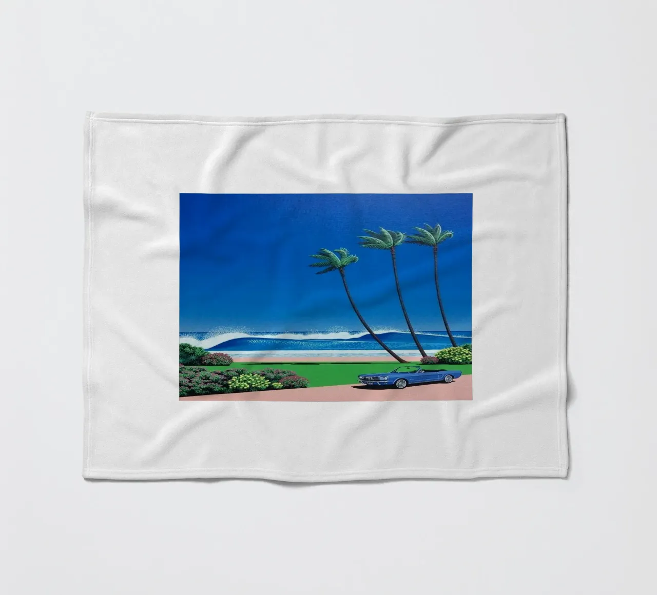 Auto blu Hiroshi coperta in pile da Perdana shop