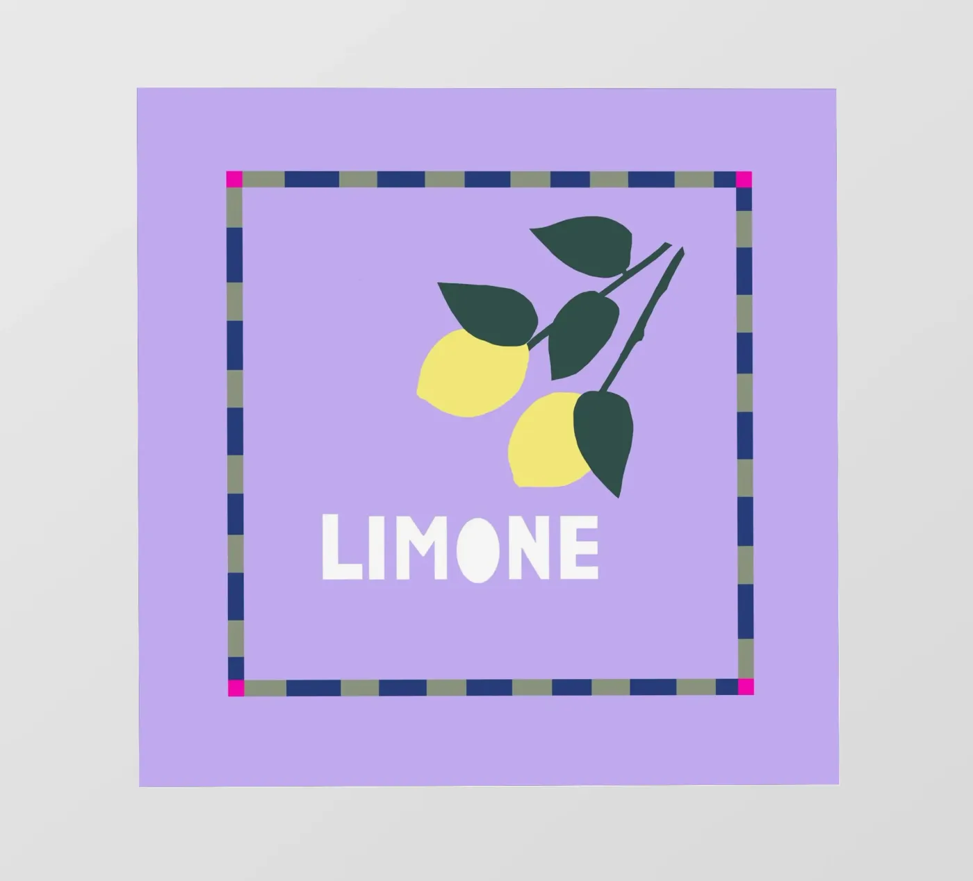 Limone backlit folie van Iris Knabenschuh Design